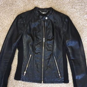 Faux leather jacket